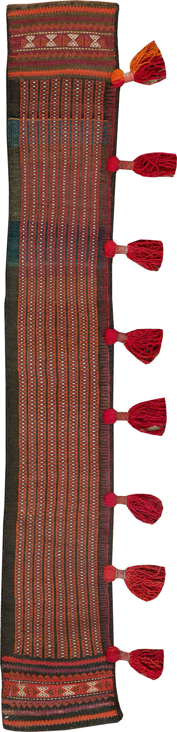 Vintage Uzbek Tribal Tent Band, No.25504 - Staging