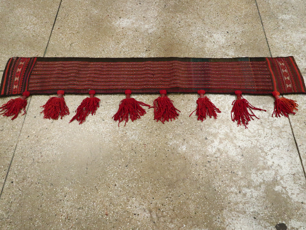 Vintage Uzbek Tribal Tent Band, No.25504 - Staging