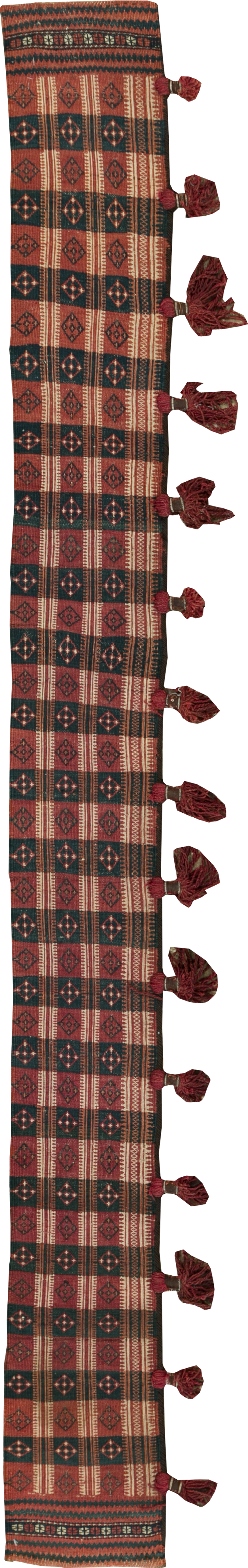 Vintage Uzbek Tribal Tent Band, No.25505 - Staging