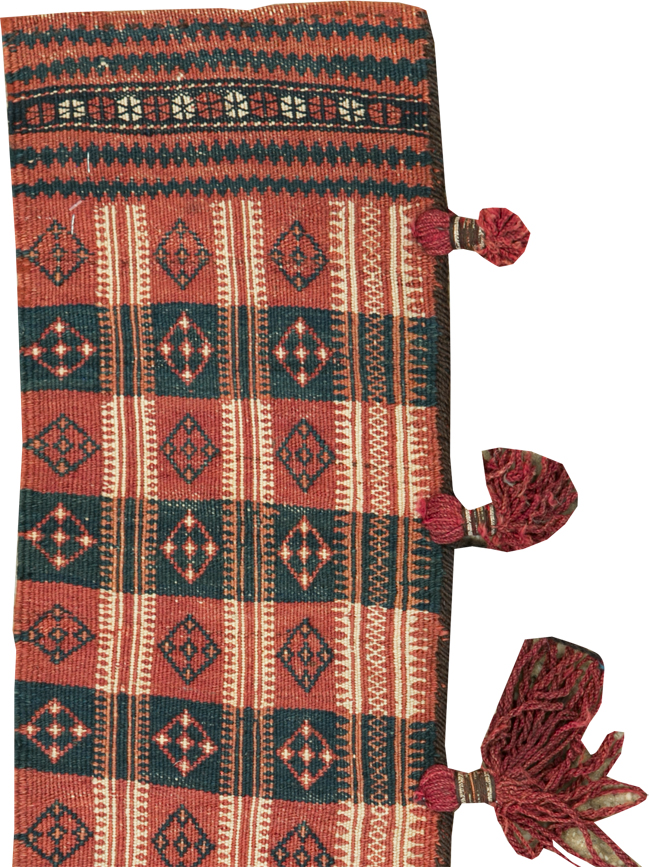 Vintage Uzbek Tribal Tent Band, No.25505 - Staging