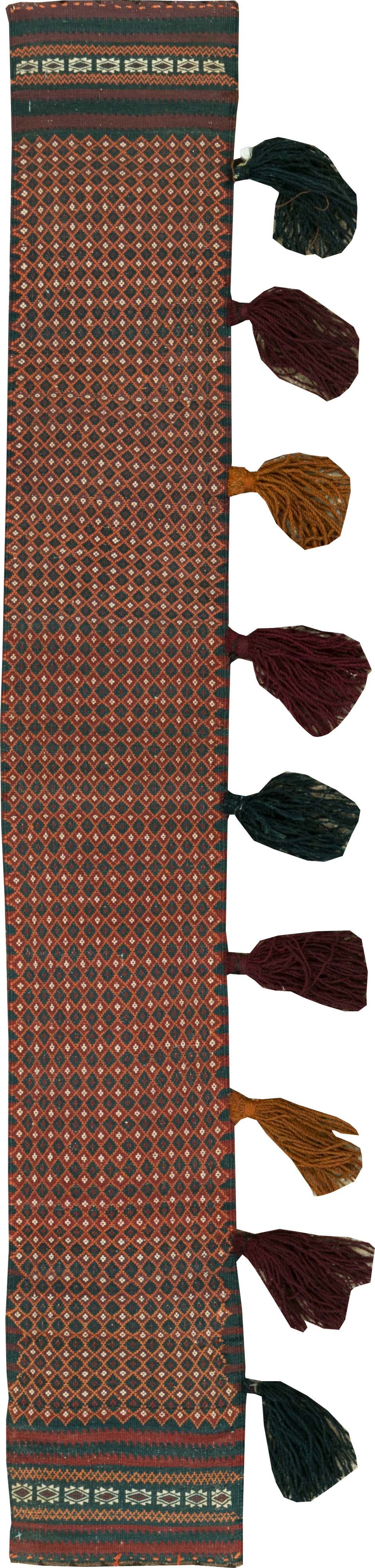 Vintage Uzbek Tribal Tent Band, No.25506 - Staging