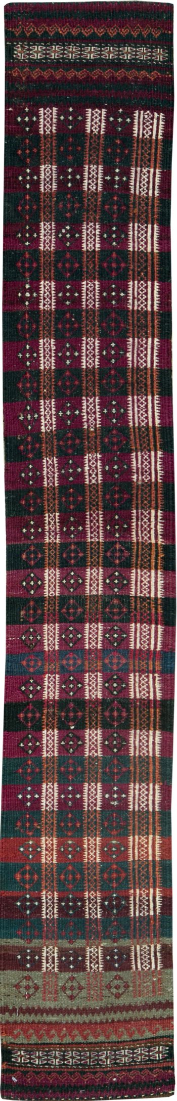 Vintage Uzbek Tribal Tent Band, No.25513 - Staging