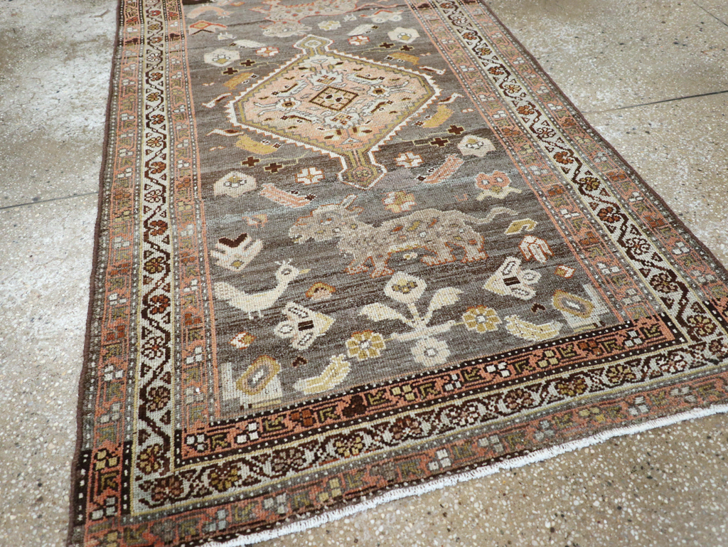 Vintage Persian Malayer Rug, No.25522 - Staging