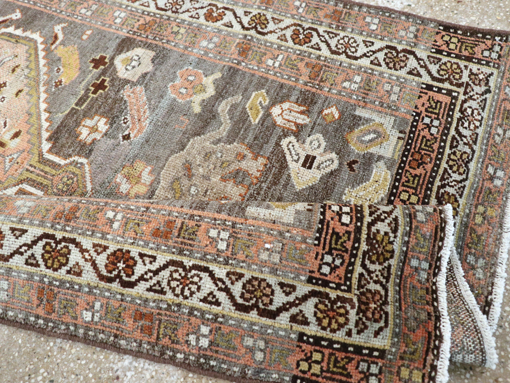 Vintage Persian Malayer Rug, No.25522 - Staging