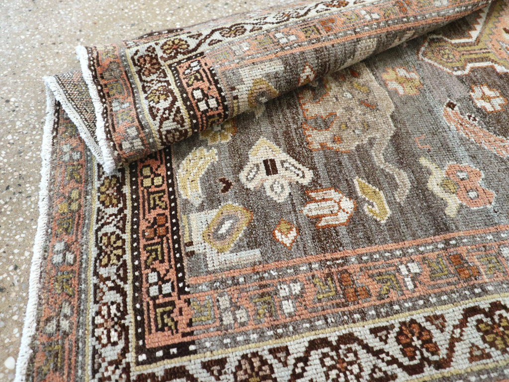 Vintage Persian Malayer Rug, No.25522 - Staging