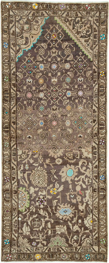 Vintage Persian Malayer Rug, No.25531 - Staging