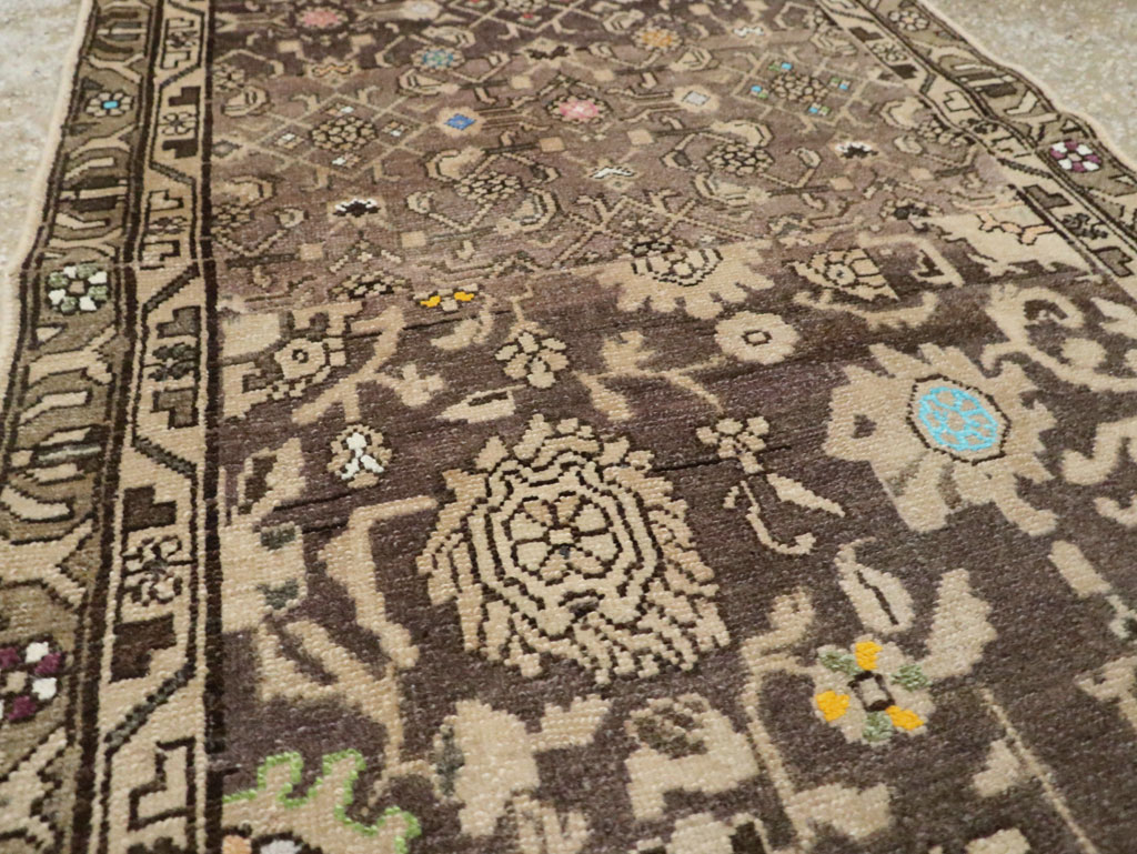 Vintage Persian Malayer Rug, No.25531 - Staging