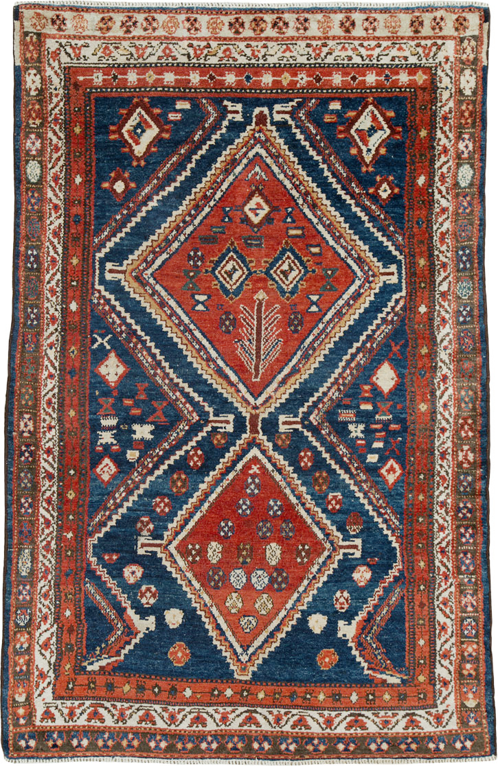 Antique Persian Malayer Rug, No.25544 - Staging