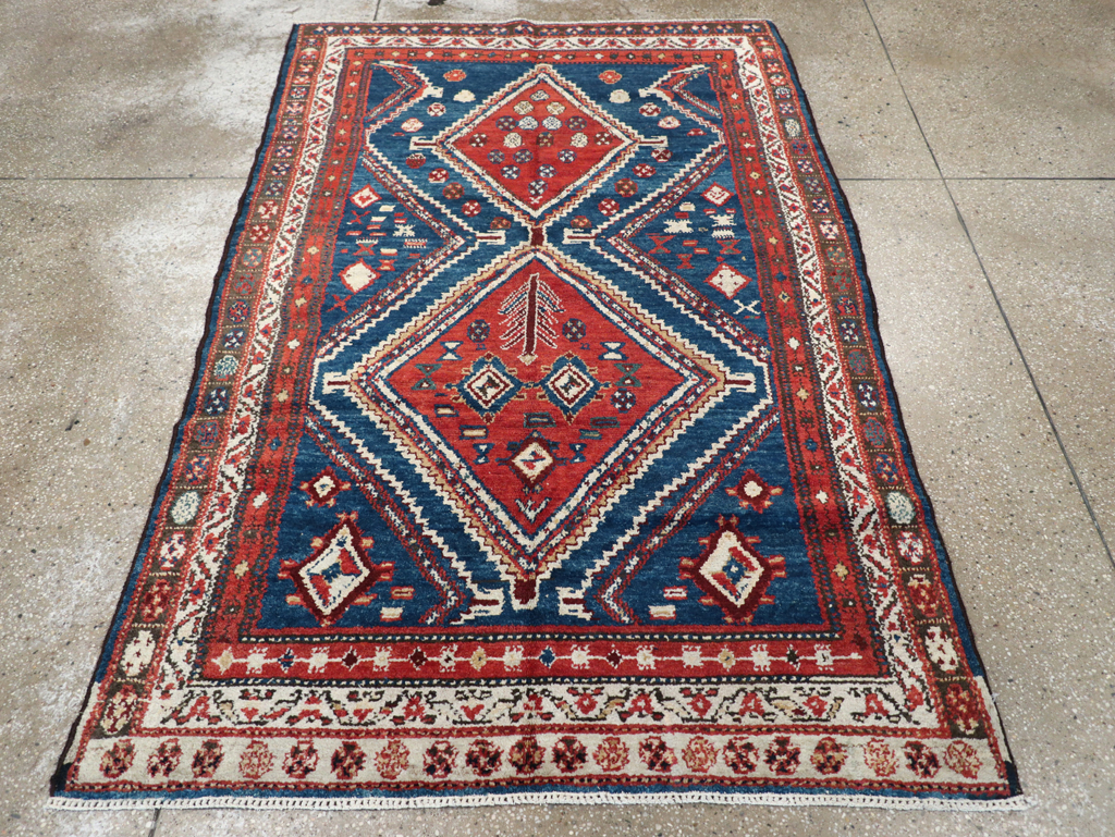 Antique Persian Malayer Rug, No.25544 - Staging
