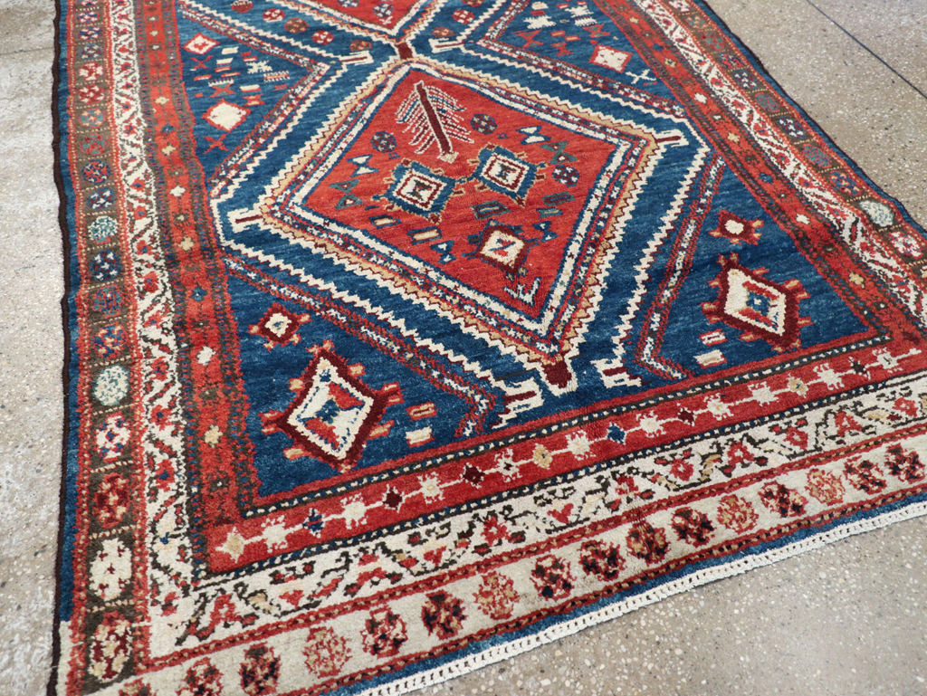 Antique Persian Malayer Rug, No.25544 - Staging