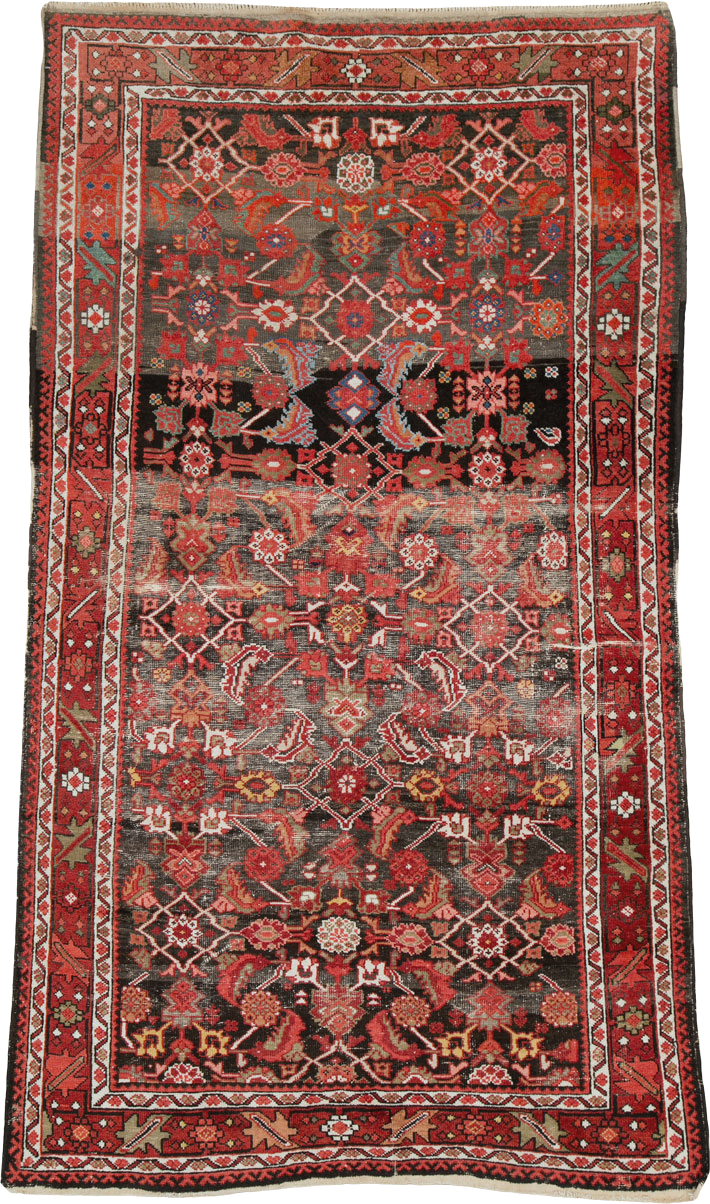 Antique Persian Mahal Rug, No.25548 - Staging
