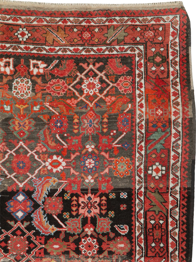 Antique Persian Mahal Rug, No.25548 - Staging