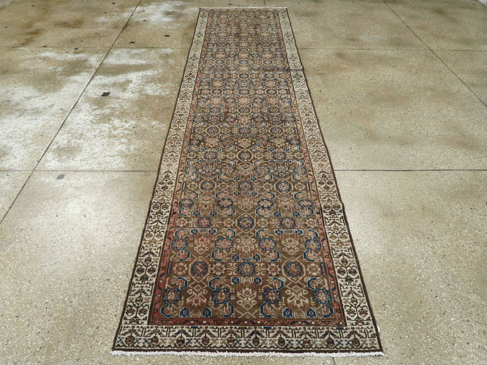 Vintage Persian Malayer Runner, No.25557 - Staging
