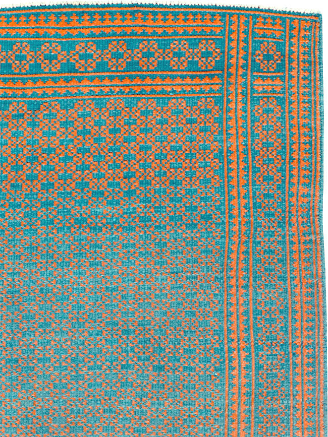 Vintage Persian Reversible Flatweave, No.25562 - Staging