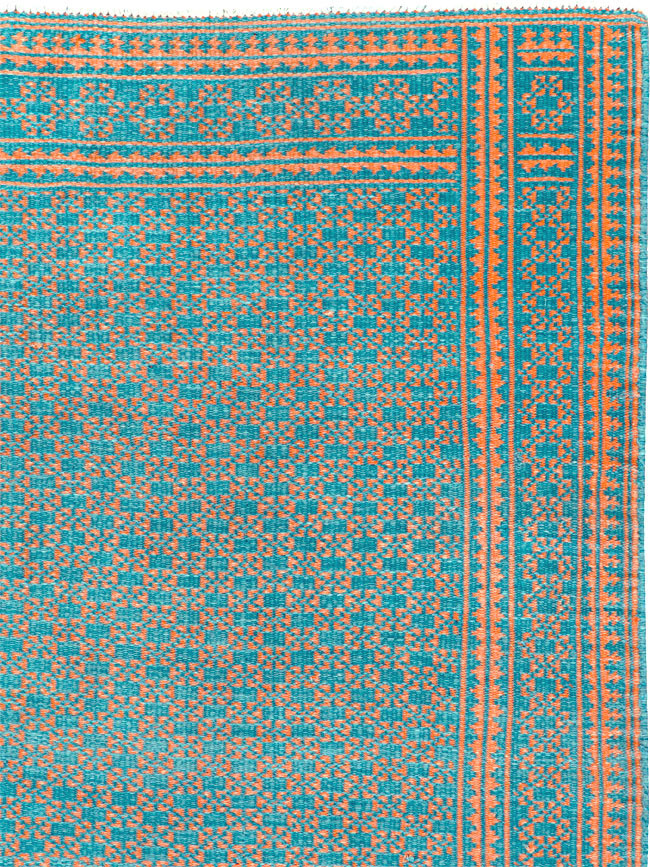 Vintage Persian Reversible Flatweave, No.25562 - Staging