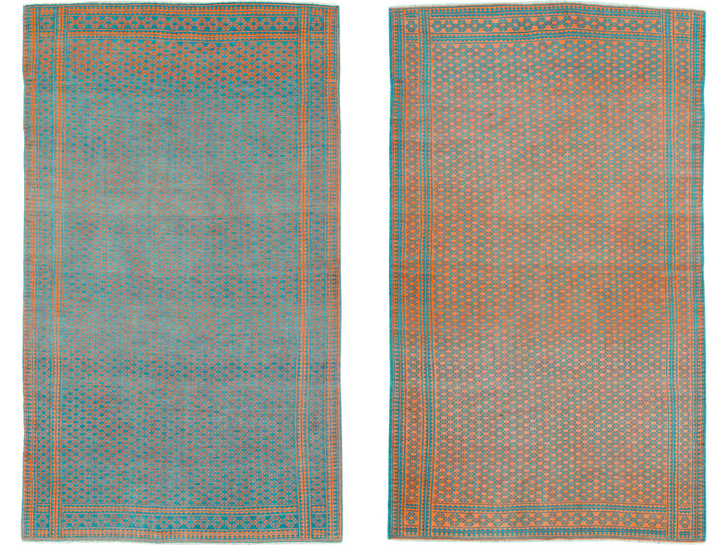 Vintage Persian Reversible Flatweave, No.25562 - Staging