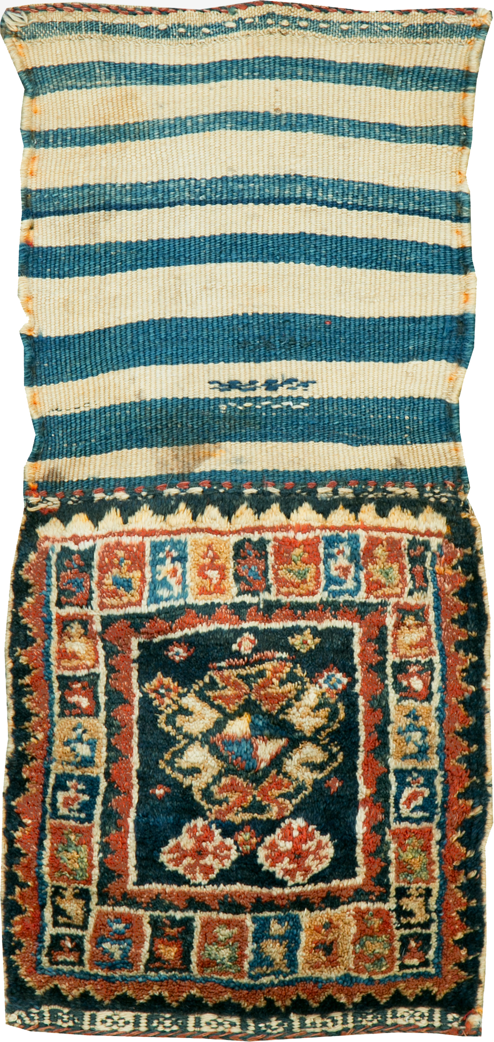 Vintage Persian Kurdish Bag, No.25565 - Staging