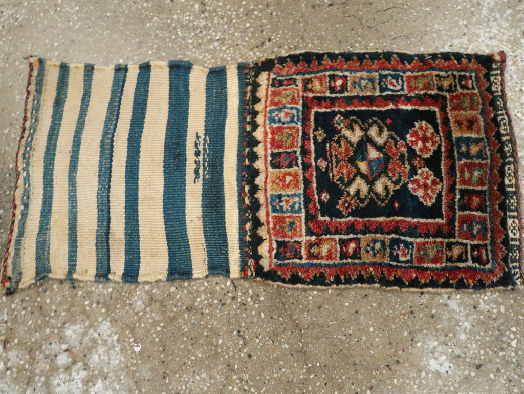 Vintage Persian Kurdish Bag, No.25565 - Staging