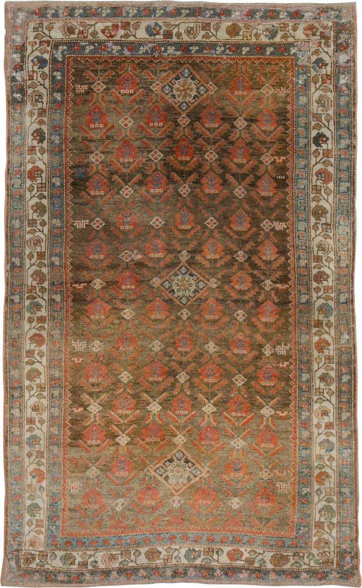 Vintage Persian Malayer Rug, No.25569 - Staging