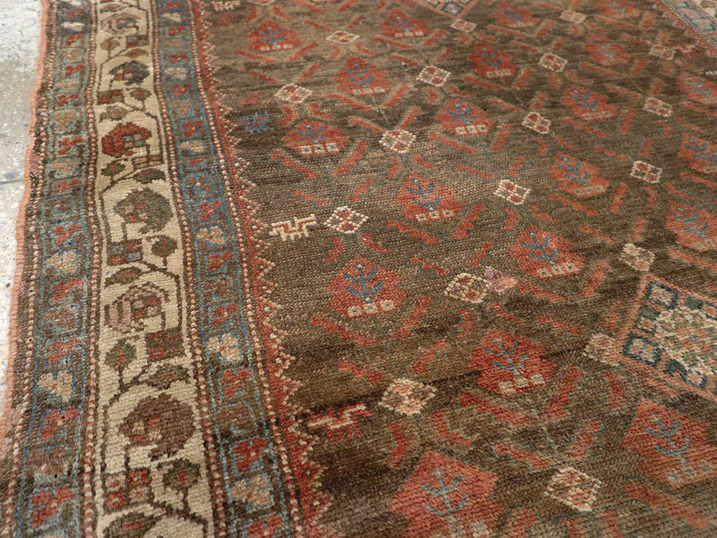 Vintage Persian Malayer Rug, No.25569 - Staging