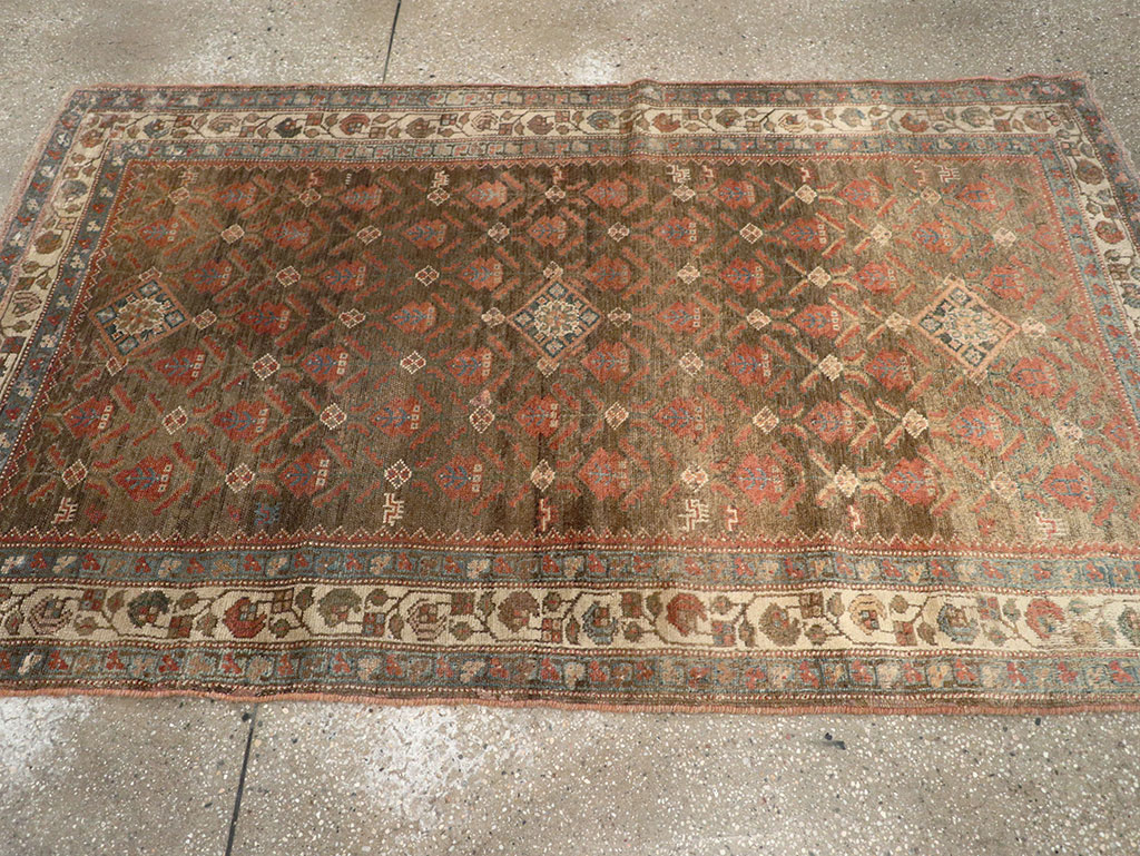 Vintage Persian Malayer Rug, No.25569 - Staging