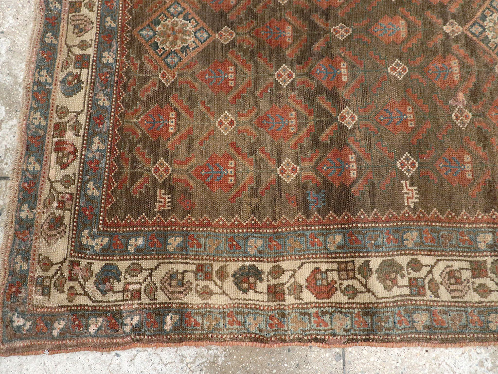 Vintage Persian Malayer Rug, No.25569 - Staging