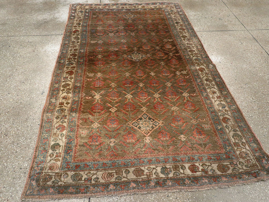 Vintage Persian Malayer Rug, No.25569 - Staging