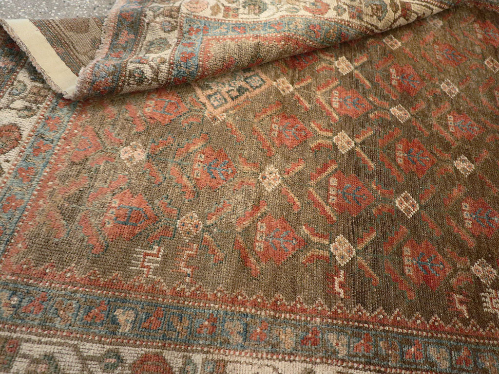 Vintage Persian Malayer Rug, No.25569 - Staging