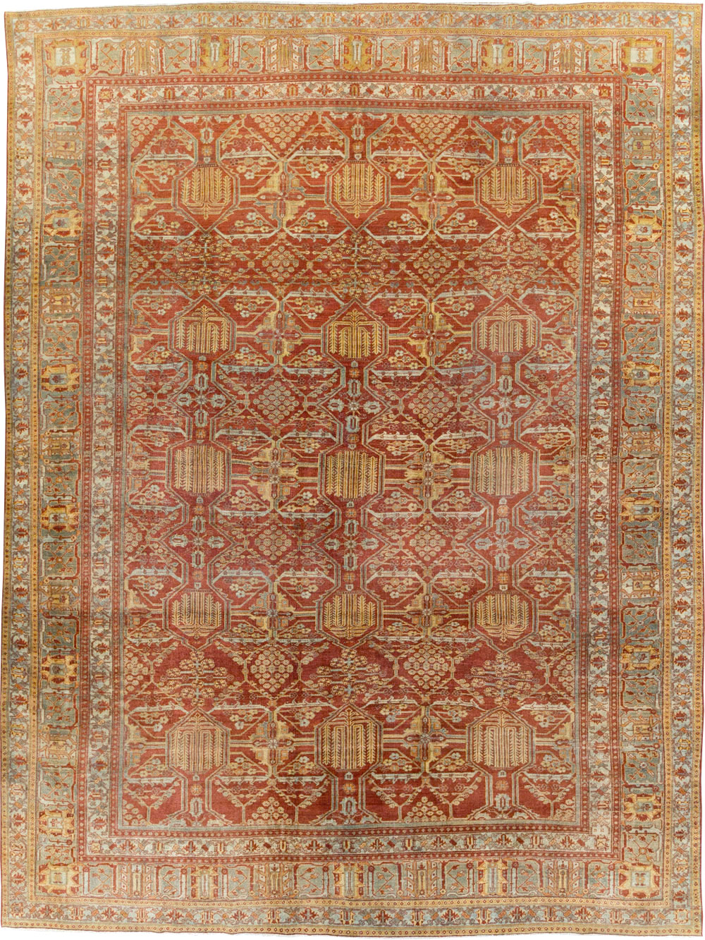 Antique Persian Josehgan Carpet, No.25571 - Staging
