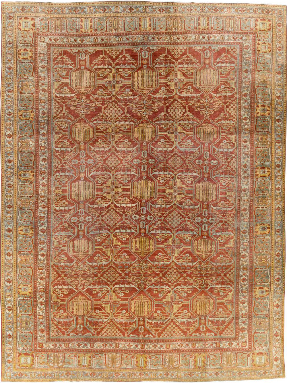 Antique Persian Josehgan Carpet, No.25571 - Staging