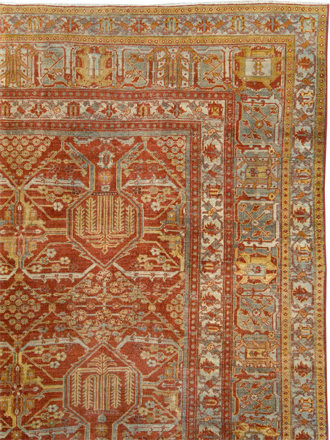 Antique Persian Josehgan Carpet, No.25571 - Staging
