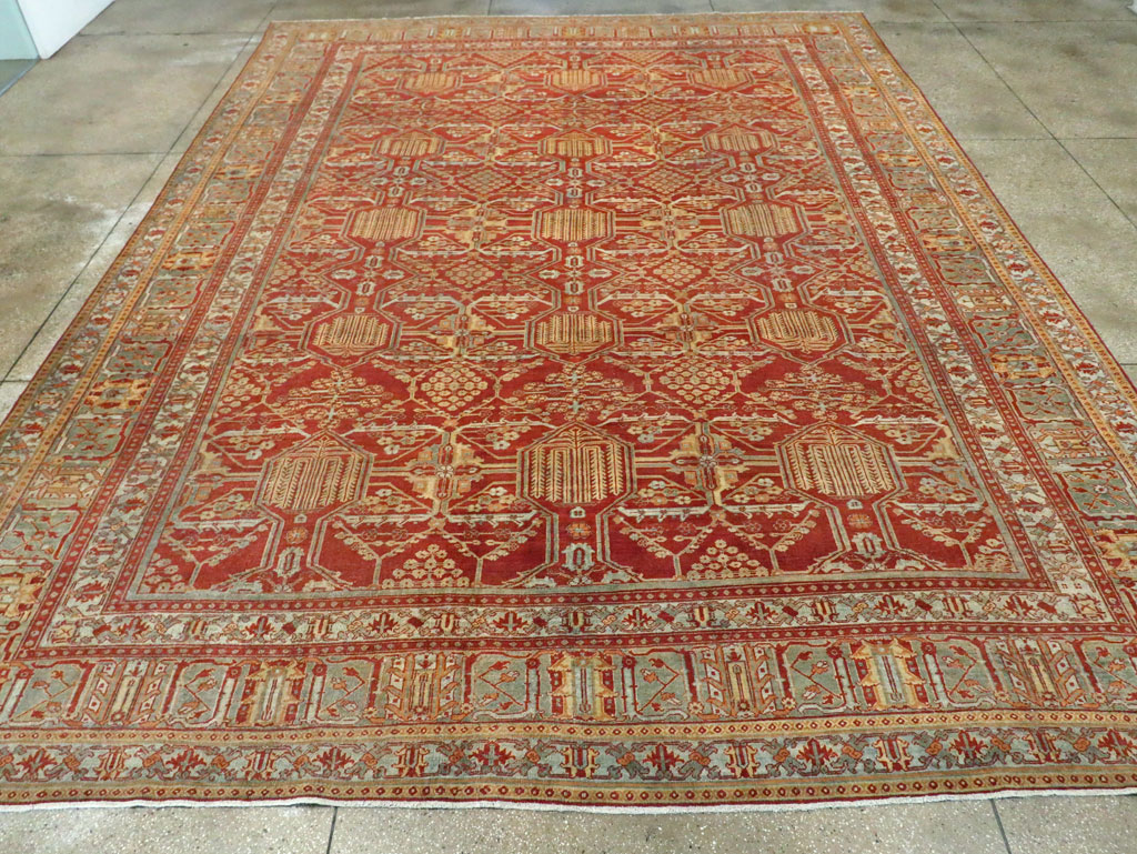 Antique Persian Josehgan Carpet, No.25571 - Staging