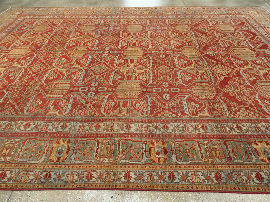 Antique Persian Josehgan Carpet, No.25571 - Staging