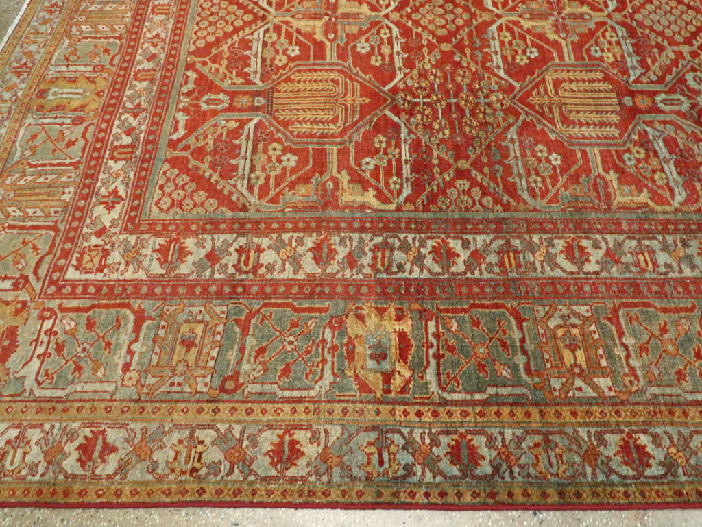 Antique Persian Josehgan Carpet, No.25571 - Staging