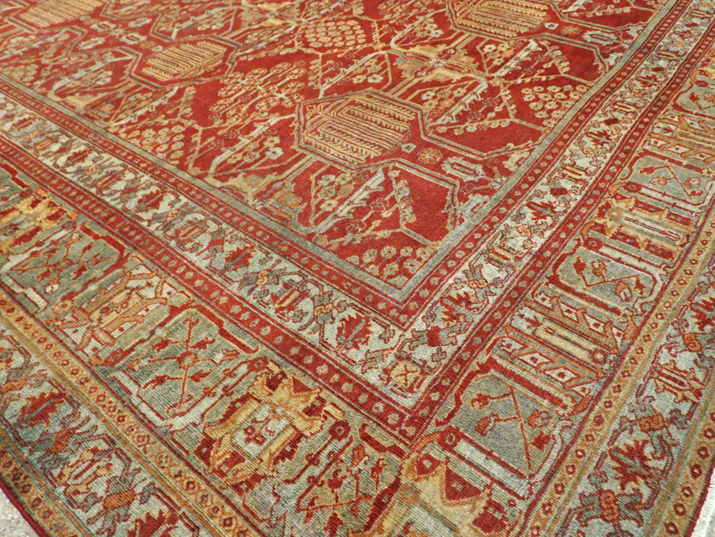 Antique Persian Josehgan Carpet, No.25571 - Staging