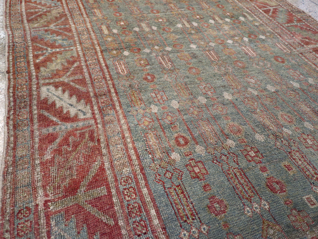 Antique Persian Kurd Bidjar Gallery Rug, No.25576 - Staging