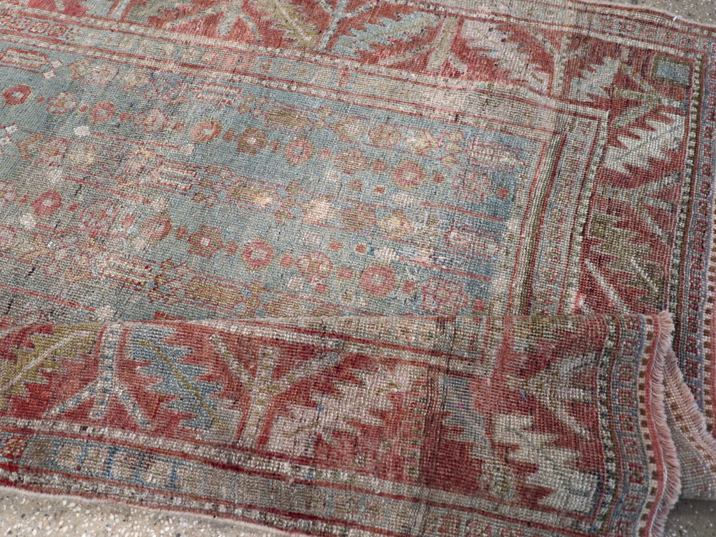 Antique Persian Kurd Bidjar Gallery Rug, No.25576 - Staging