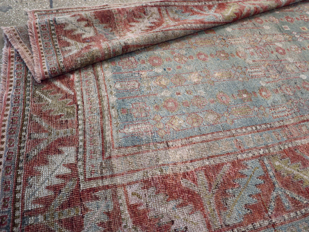 Antique Persian Kurd Bidjar Gallery Rug, No.25576 - Staging