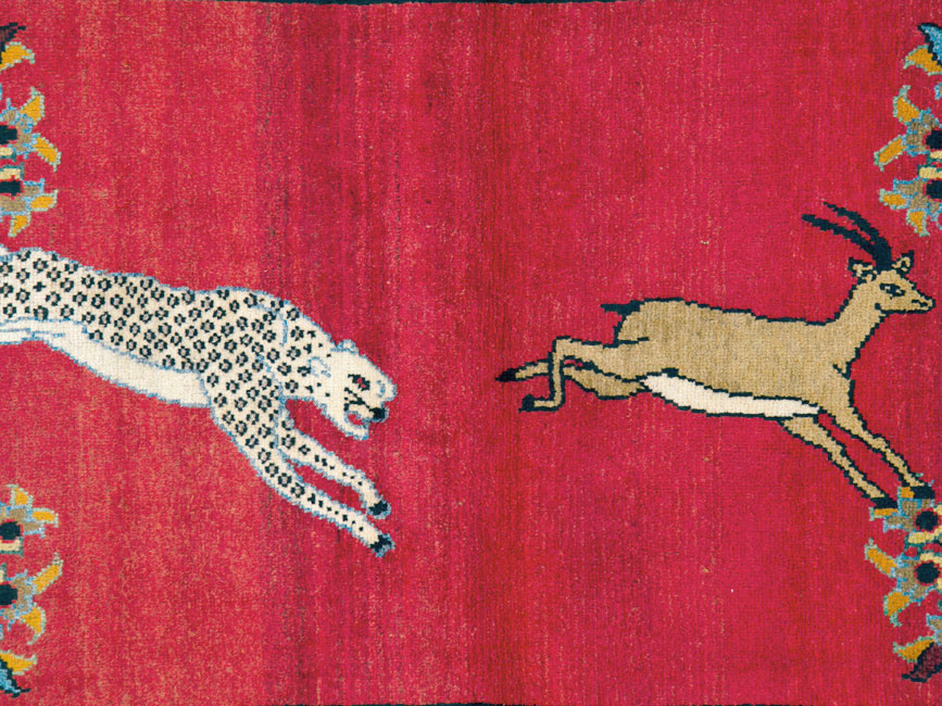 Vintage Tabriz Rug, No.25584 - Staging