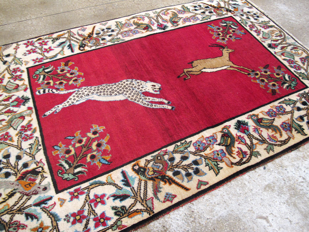 Vintage Tabriz Rug, No.25584 - Staging