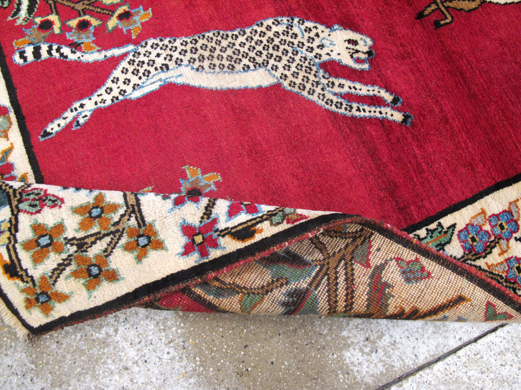 Vintage Tabriz Rug, No.25584 - Staging