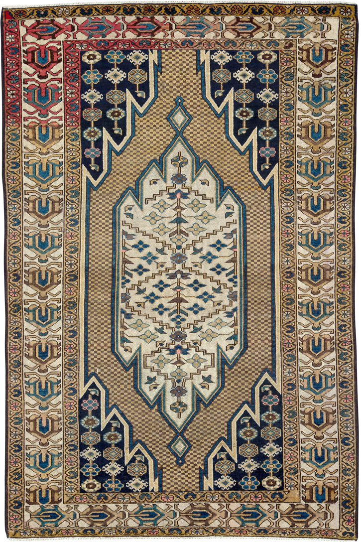 Antique Persian Malayer Rug, No.25585 - Staging
