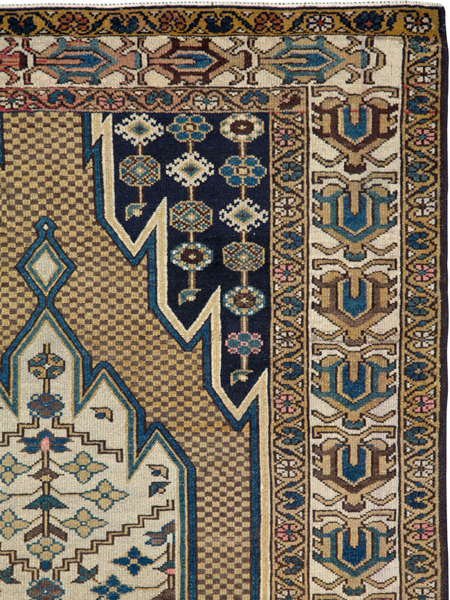 Antique Persian Malayer Rug, No.25585 - Staging