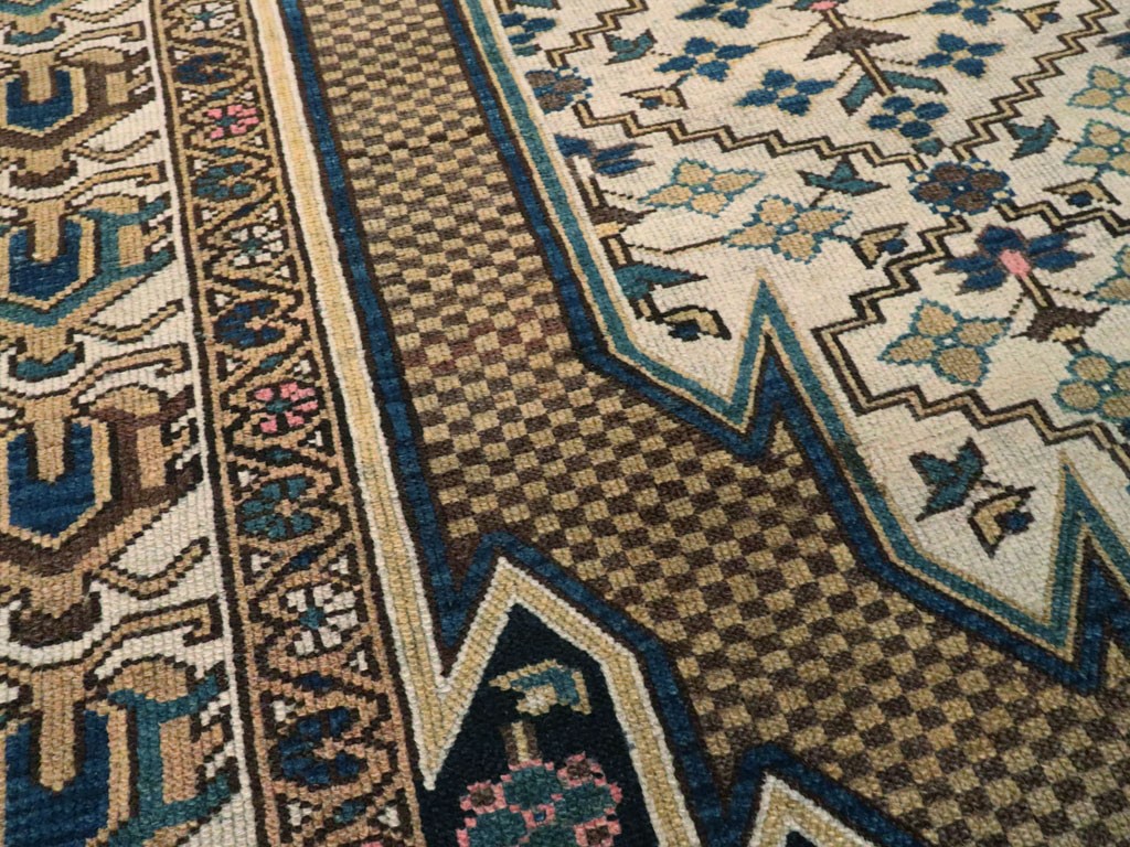 Antique Persian Malayer Rug, No.25585 - Staging
