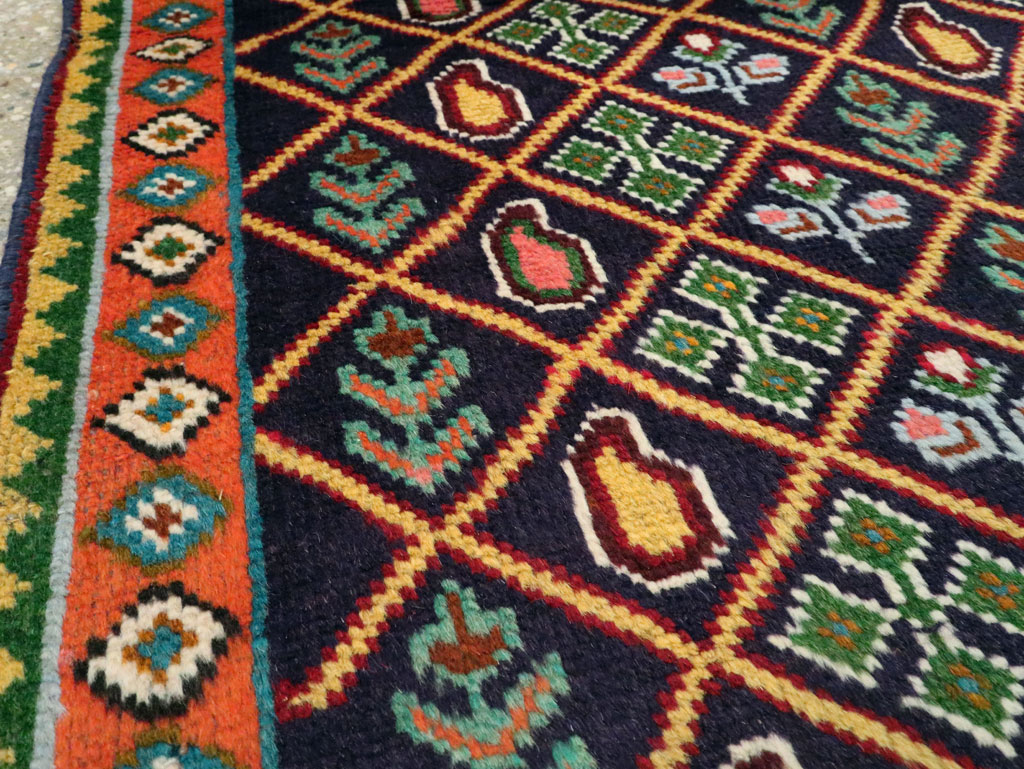 Vintage Persian Tabriz Rug (Pair: 1 of 2), No.25587 - Staging