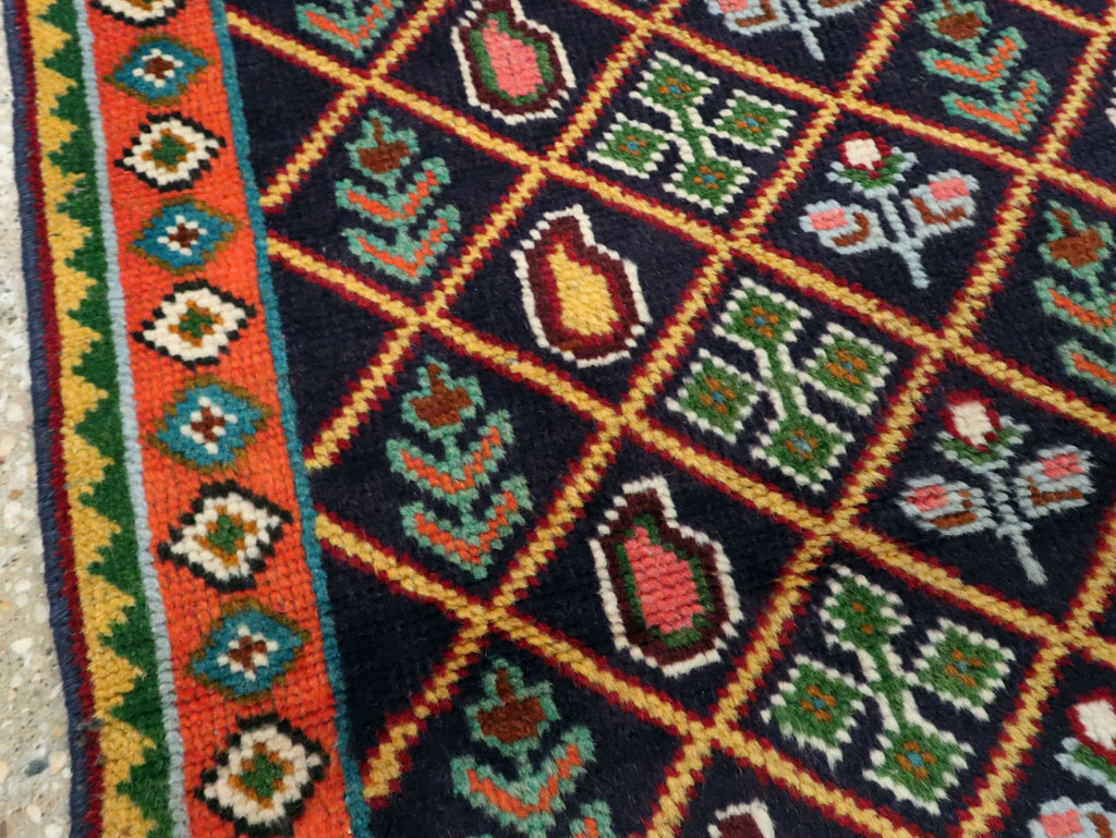 Vintage Persian Tabriz Rug (Pair: 1 of 2), No.25587 - Staging