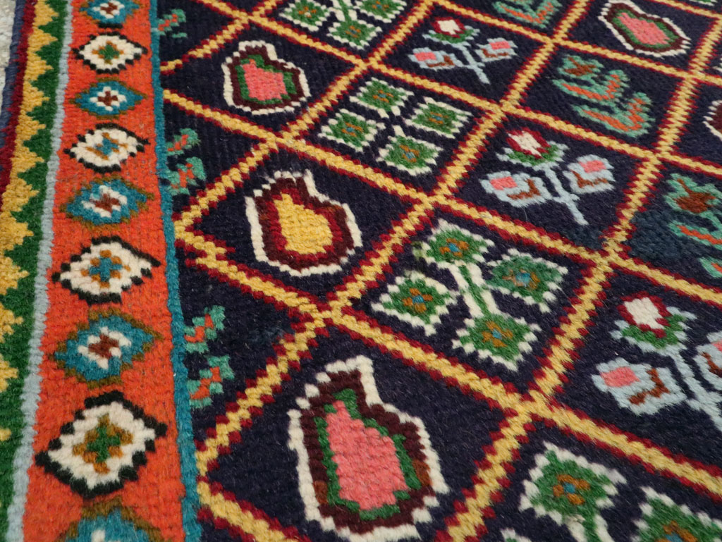 Vintage Persian Tabriz Rug (Pair: 2 of 2), No.25588 - Staging