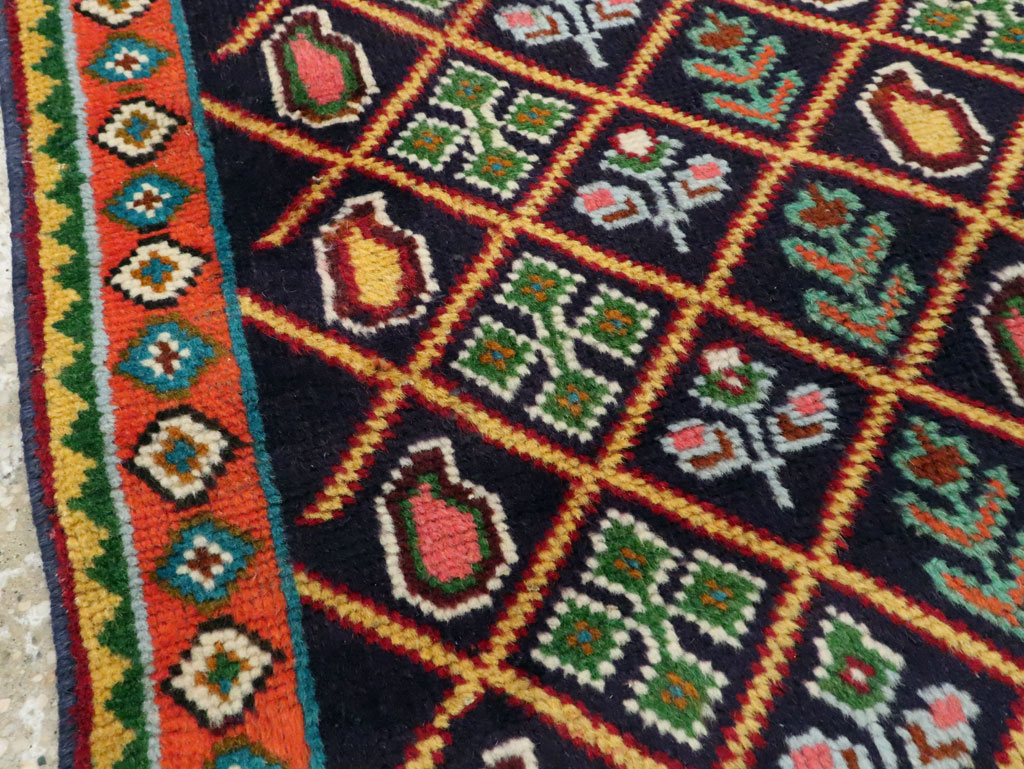 Vintage Persian Tabriz Rug (Pair: 2 of 2), No.25588 - Staging