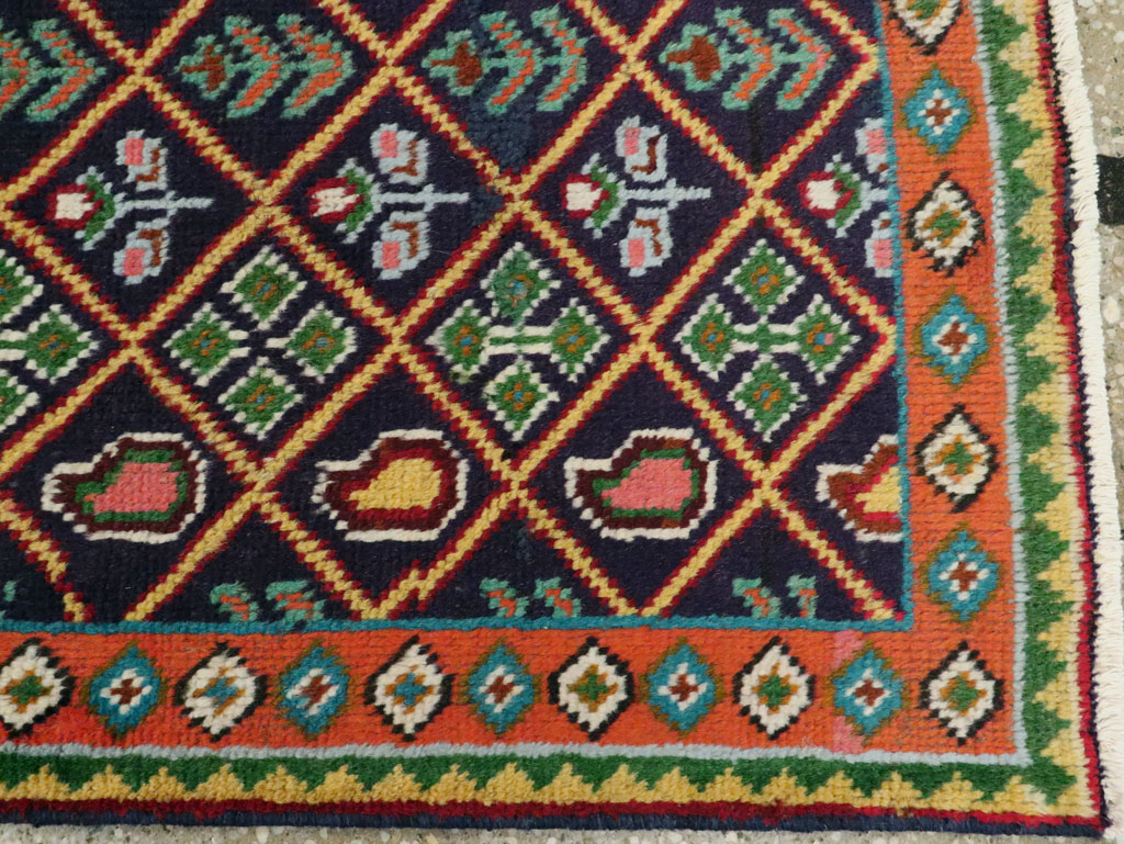 Vintage Persian Tabriz Rug (Pair: 2 of 2), No.25588 - Staging