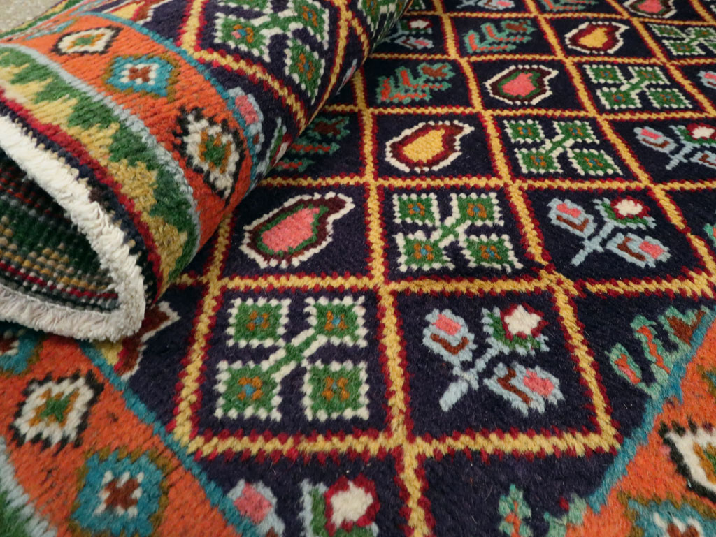 Vintage Persian Tabriz Rug (Pair: 2 of 2), No.25588 - Staging